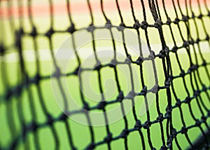 Part of tennis net