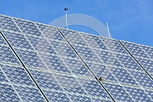 Part of a tracking solar generator, outside the Bryce Canyon National Park Visitors Center in southern Utah