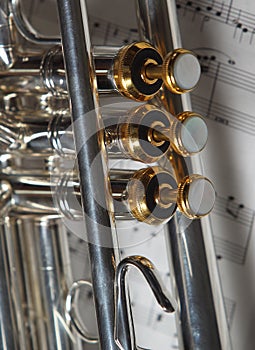 Part of trumpet