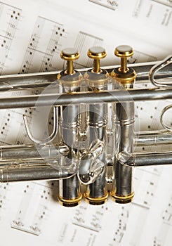 Part of trumpet