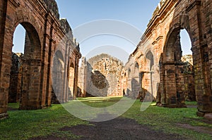 Part of the UNESCO site - Jesuit Missions of the Guaranis: Church, Ruins of Sao Miguel das Missoe, Rio Grande do Sul, Brazil photo