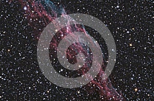 Part of the Veil Nebula (NGC 6992) a supernova remnant