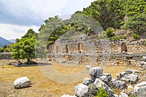 Arykanda is an ancient city built on mountain terraces at an altitude of 1000 meter. Turkey Antalya-Turkey photo