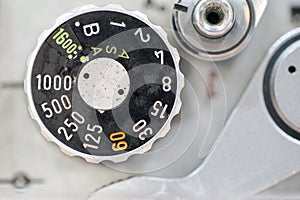 the part of vintage camera background texture