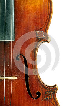 Part of violin