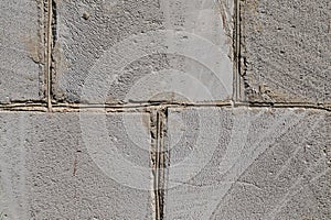 Part of the wall of an old building made of bricks