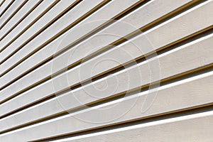 Plastic beige siding