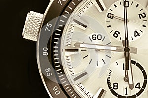Part of the watch closeup