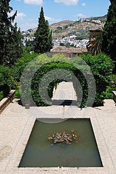 Partal Gardens, Alhambra Palace. photo