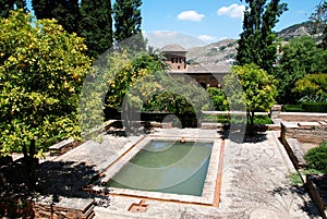 Partal gardens, Alhambra Palace. photo