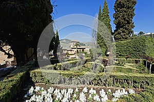 Partal Palace, Palacio de Partal, in Alhambra, Granada, Andalusia photo