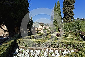 Partal Palace, Palacio de Partal, in Alhambra, Granada, Andalusia