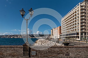 Partenope Street in the Naples Bay photo