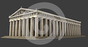 The Parthenon 3D render