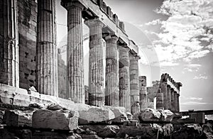 Parthenon on the Acropolis of Athens, Greece