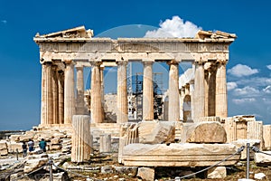 Parthenon on the Acropolis of Athens, Greece