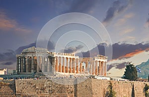 Parthenon Acropolis in Athens Greece
