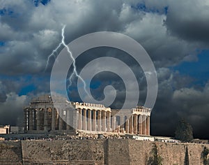 Parthenon Acropolis in Athens Greece