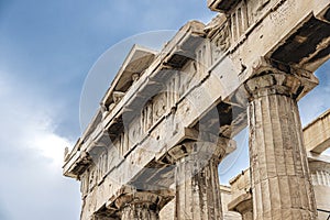 Parthenon of the Acropolis of Athens, Greece