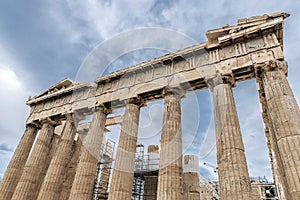 Parthenon of the Acropolis of Athens, Greece