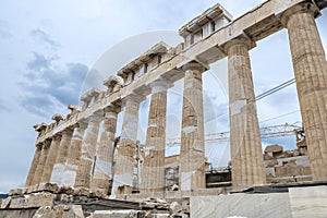 Parthenon of the Acropolis of Athens, Greece