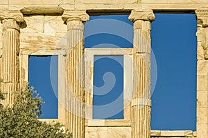 Parthenon on the Acropolis in Athens, Greece