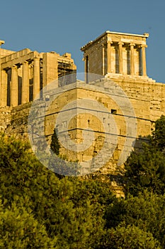 Parthenon on the Acropolis in Athens, Greece