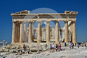 Parthenon on the Acropolis in Athens, Greece