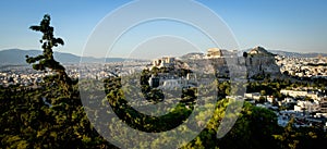 Parthenon, Acropolis of Athens, View at sunset