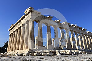 The Parthenon in the Akropolis, Athens photo