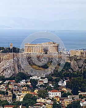 Parthenon on Athenian Acropolis, Greece