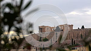 The Parthenon temple on the Acropolis