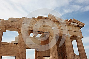 Parthenon temple, Acropolis in Athens