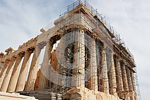 Parthenon temple, Acropolis in Athens