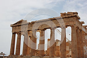 Parthenon temple, Acropolis in Athens