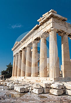 Parthenon temple on Acropolis, Athens, Greece