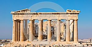 Parthenon temple, Acropolis in Athens, Greece.