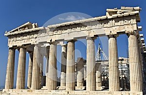 Parthenon temple in Athens, Greece