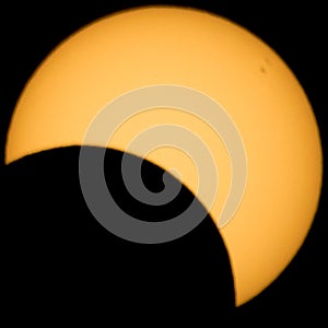 Partial eclipse of the sun