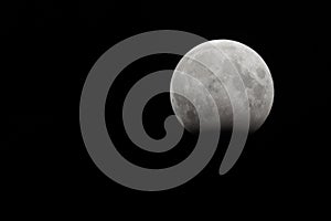 Partial full moon eclipse from 28 october 2023