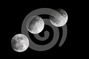 Partial Lunar eclipse observed at 21:53:42 to 23:00:33, Bahrain 25 April 2013