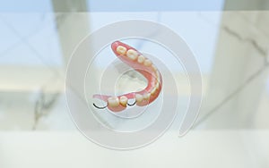 Partial plate denture