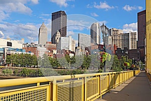 Partial skyline of Pittsburgh, Pennsylvania