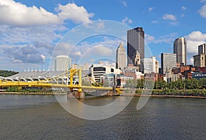 Partial skyline of Pittsburgh, Pennsylvania