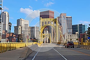 Partial skyline of Pittsburgh, Pennsylvania