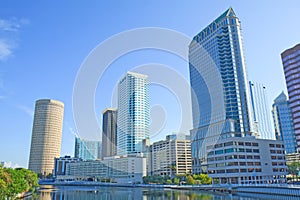 Partial skyline of Tampa, Florida