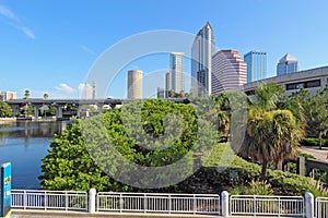 Partial skyline of Tampa, Florida