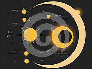 Partial Solar Eclipse Infographic â Observation Guide with Timings, Visibility, and Viewing Tips
