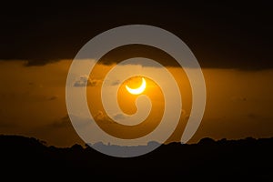 Partial Solar Eclipse of 2023 Seen From Brazil