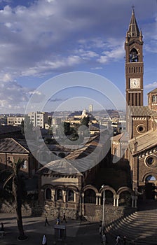 Partial view of Asmara, Eritrea photo